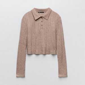 Zara Cozy Long Sleeve Top